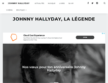 Tablet Screenshot of johnny-legend.fr